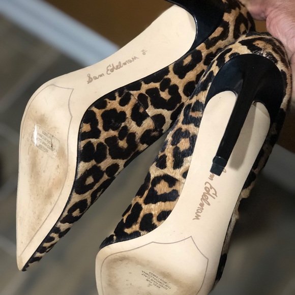 Sam Edelman Dea Leopard Pumps - Picture 4 of 8